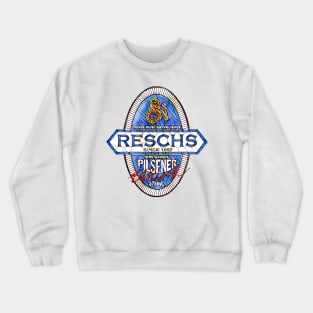 RESCHS PILSENER Beer Label Crewneck Sweatshirt